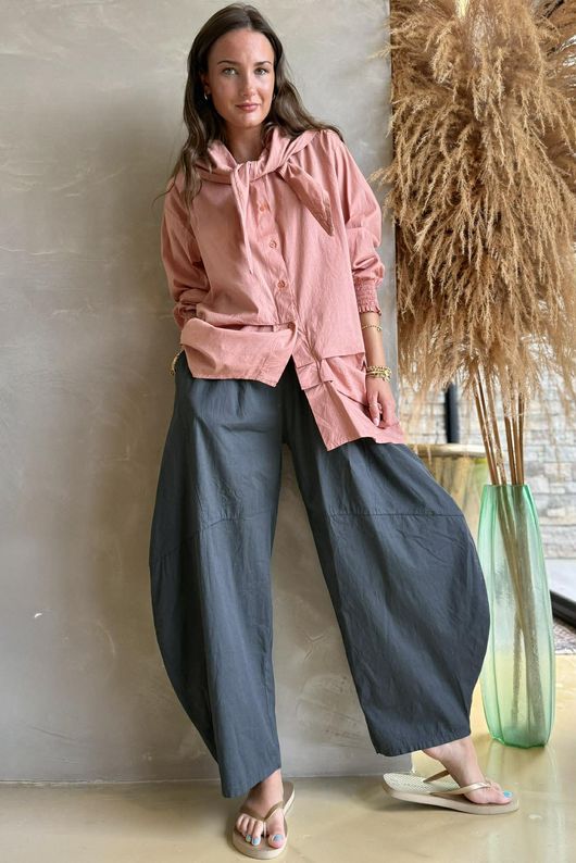 Paloma Classic Barrel Pant Charcoal